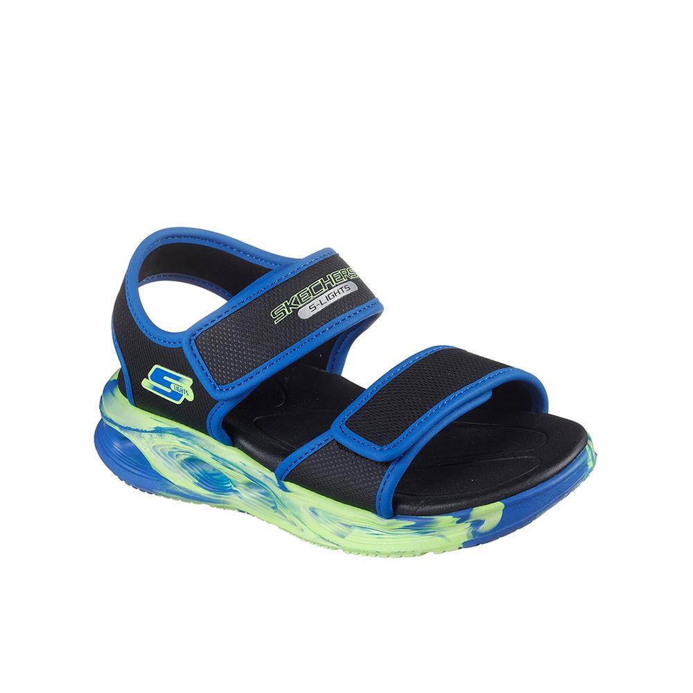 Sandalias Skechers Niño S-Lights: Sola Glow Sandal - Fusion Brights Azul 2/4