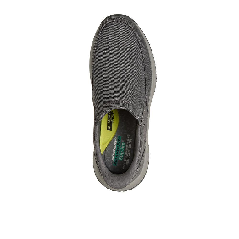 Zapatos Skechers Hombre Slip-ins Relaxed Fit: Meroe - Dayton Gris 3/4