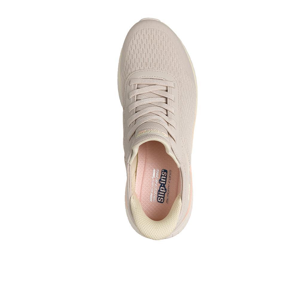 Sapatilhas Skechers Mulher Slip-ins:BOBS Sport Squad Chaos-Ombre Paradise Branco 3/4