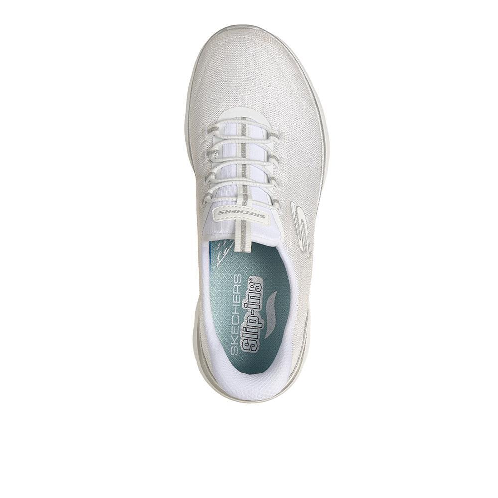 Sapatilhas Skechers Mulher Slip-ins: Arch Fit Summits - Diamond Grace Branco 3/4