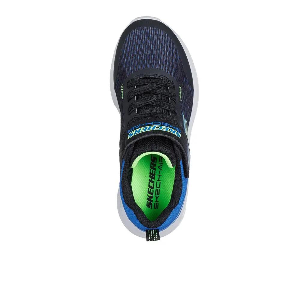 Zapatillas Skechers Niño Microscope Max Advance - Squad Pacer Azul 3/4