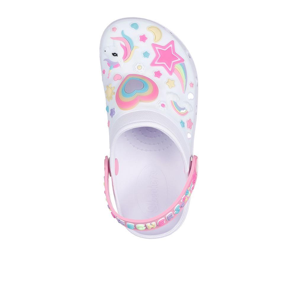 Sandalias Skechers Niña Foamies: Heart Charmer - Girly Land Rosa 3/4