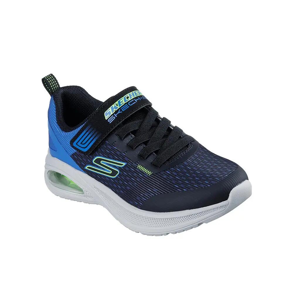 Zapatillas Skechers Niño Microscope Max Advance - Squad Pacer Azul 2/4