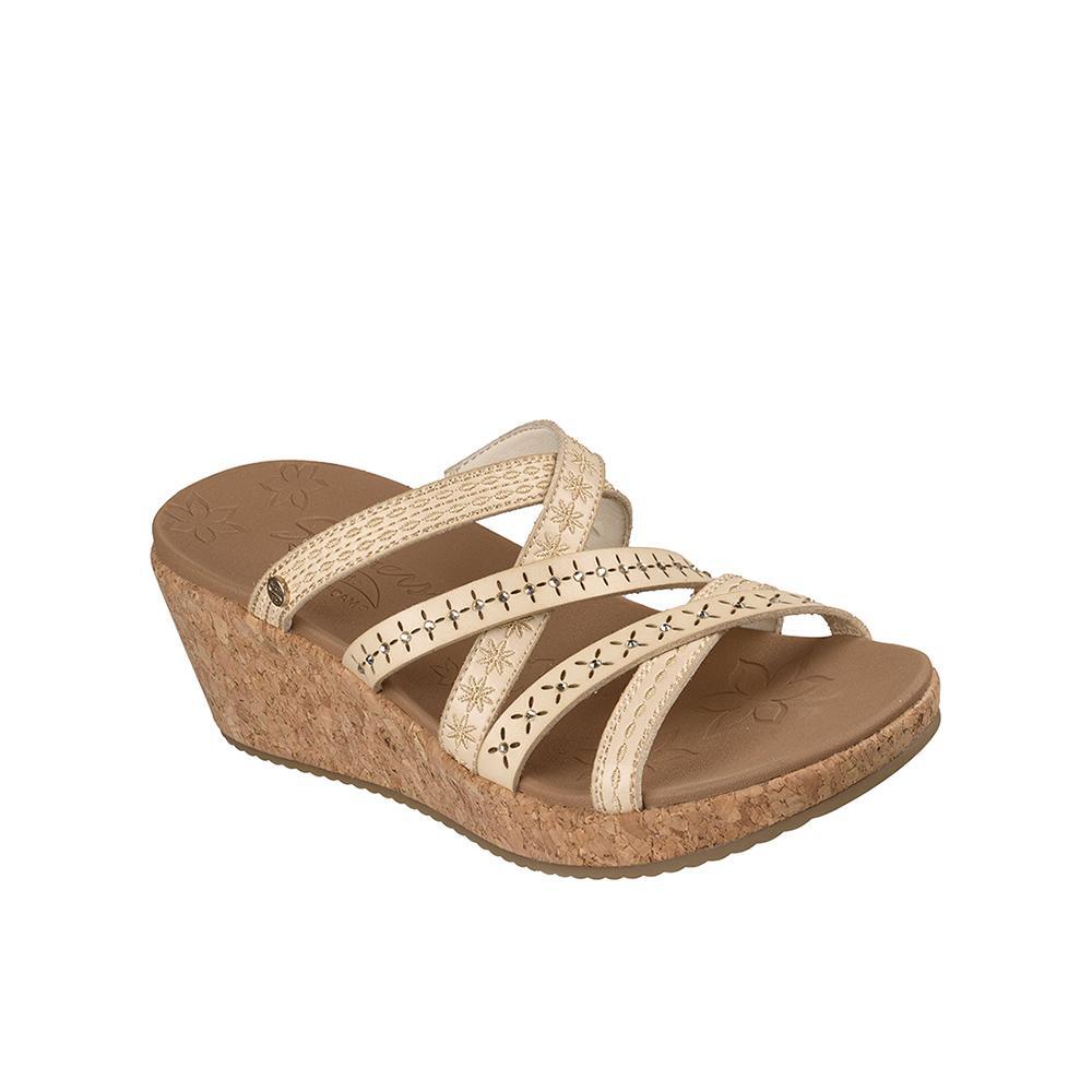 Sandalias Sckechers Mujer Arch Fit Beverlee 2.0 - Tigger Posse 2.0 Blanco 2/4