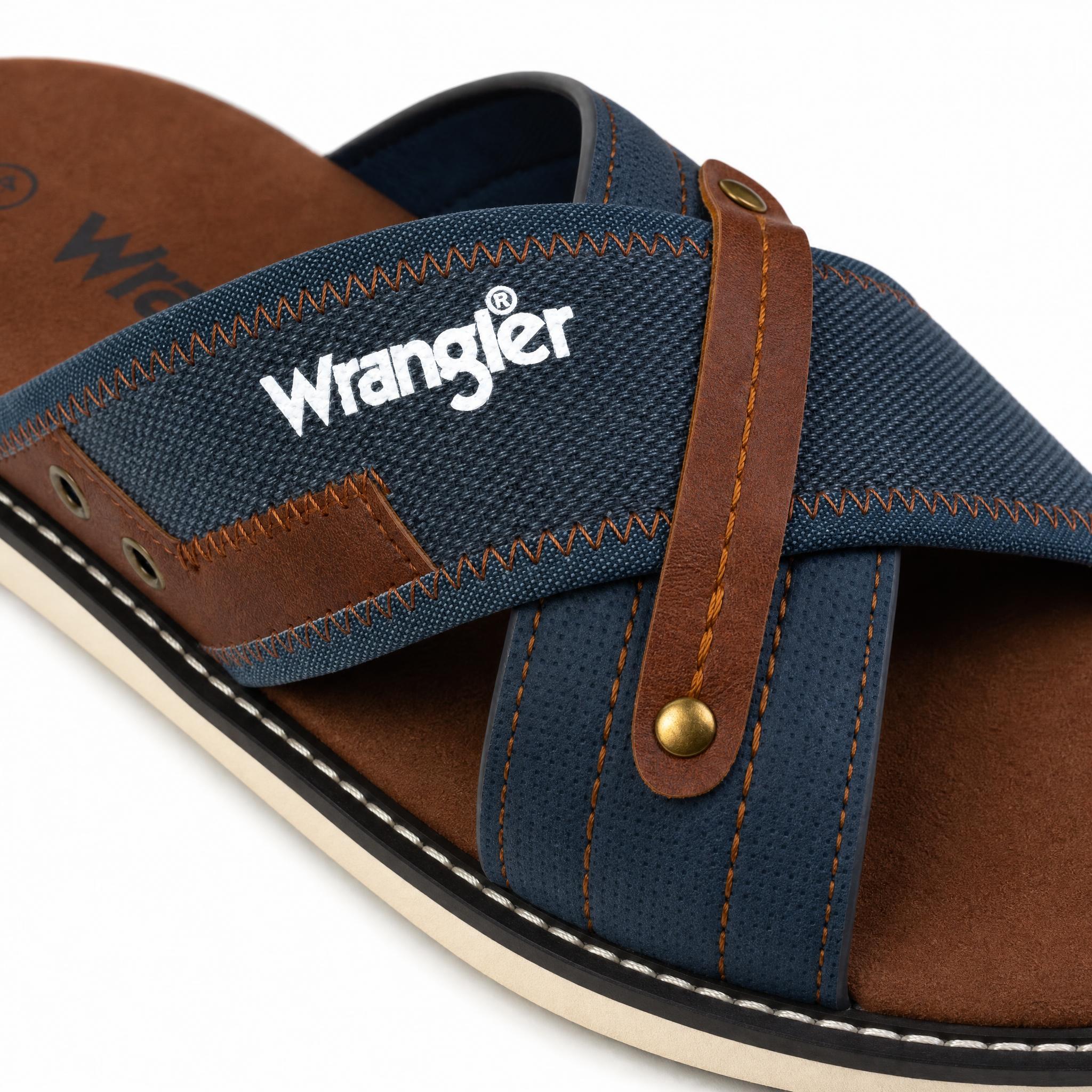 Klapk męskie Wrangler CALVIN SLIDER MEN LOW 3/5