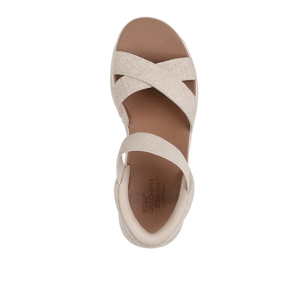 Sandálias Skechers Mulher Slip-ins: BOBS Sun Ray - Bright Take Branco 3/4