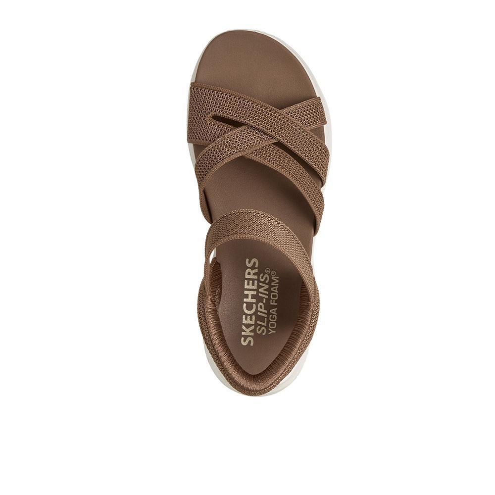 Sandalias Sckechers Mujer Slip-ins:Ultra Flex 3.0 Sandal-Forever Better Marron 3/4