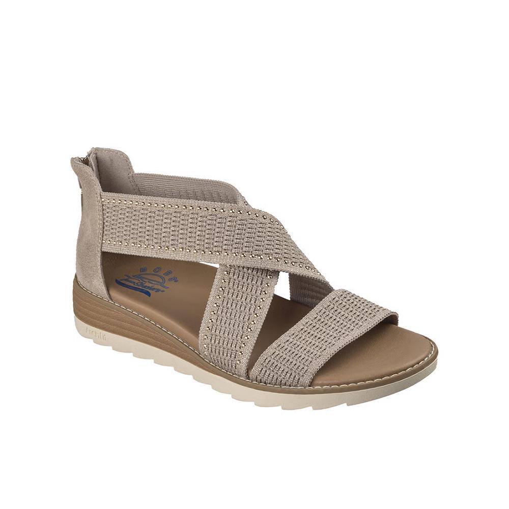 Sandalias Sckechers Mujer BOBS Arch Fit® Oasis - Cozy Glam Taupe 2/4