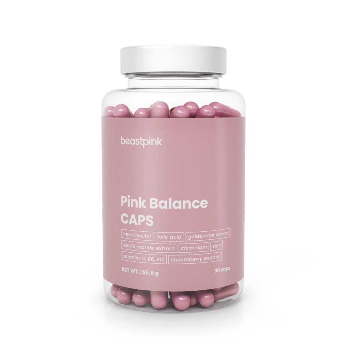 GYMBEAM Komplex pro ženy Pink Balance kapsle veganský