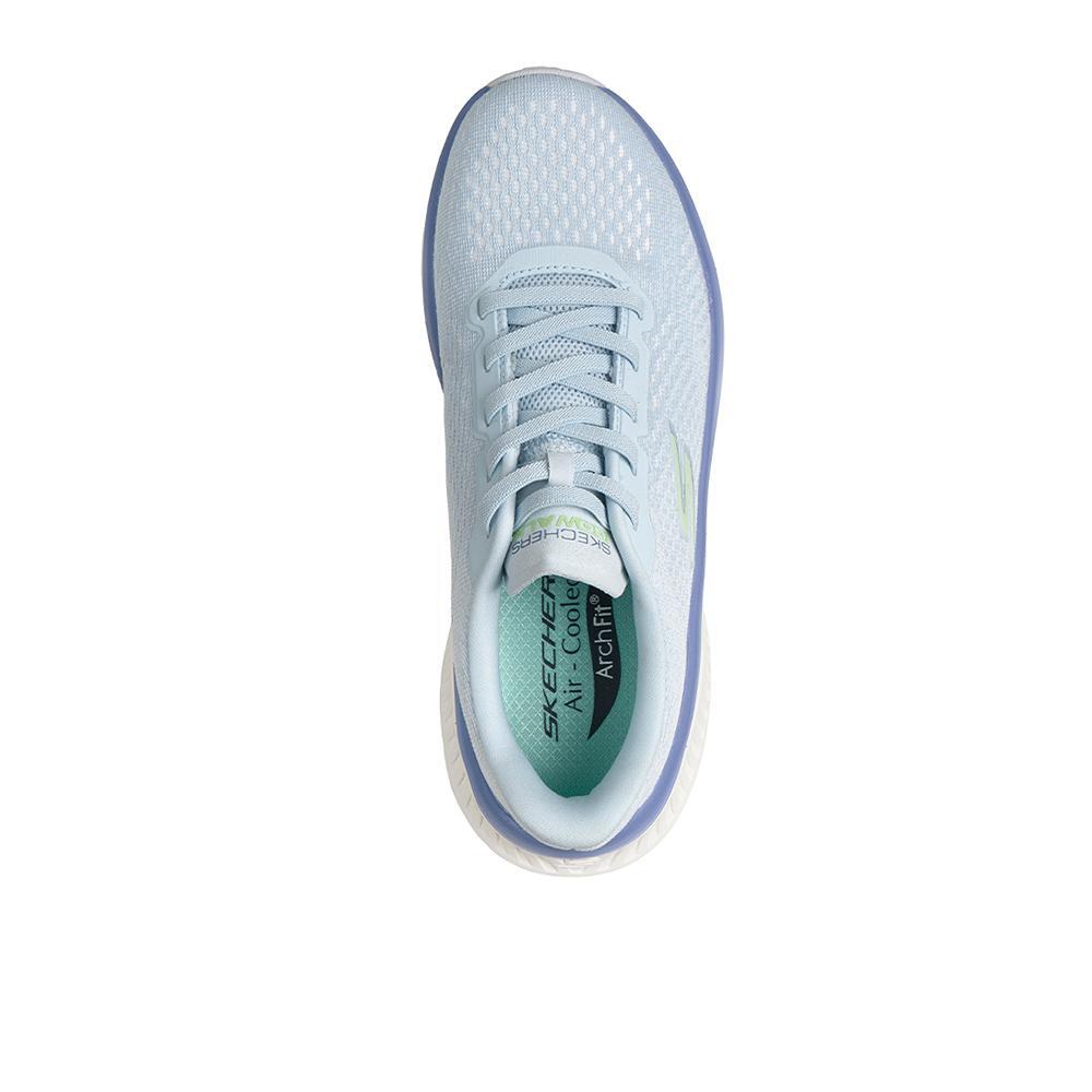 Zapatillas Sckechers Mujer Go Walk Max Cushioning Arch Fit - Roslyn Azul 3/4