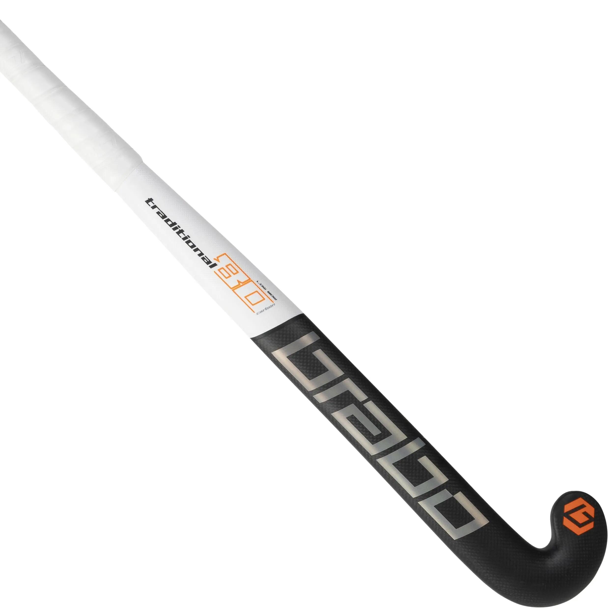 Brabo Traditional Carbon 80 LB Bk/Or Senior Hockeystick 1/1