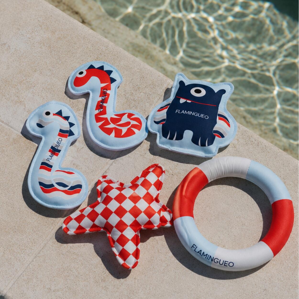 Flamingueo set juguetes buceo infantiles neopreno 3/3