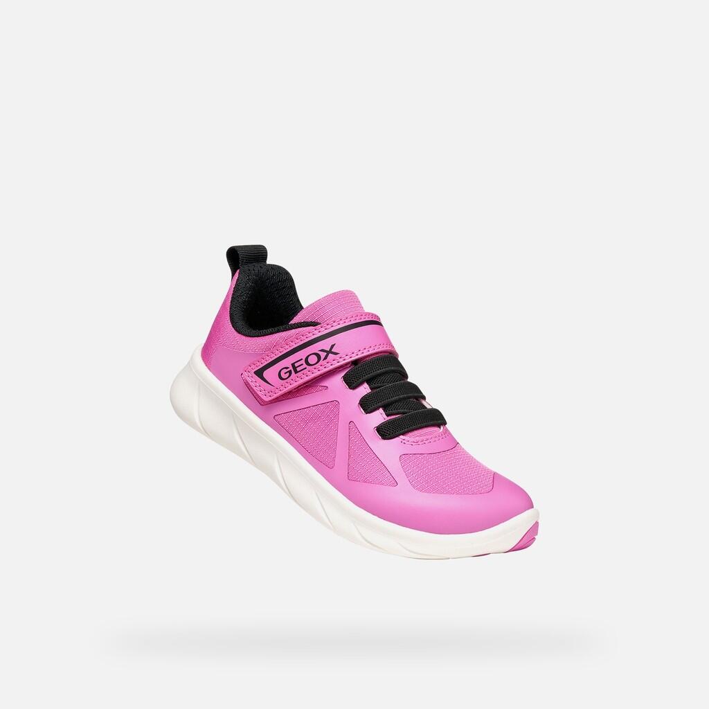 Baskets Fille FOOT-RUN GIRL Fuchsia/Noir 5/7