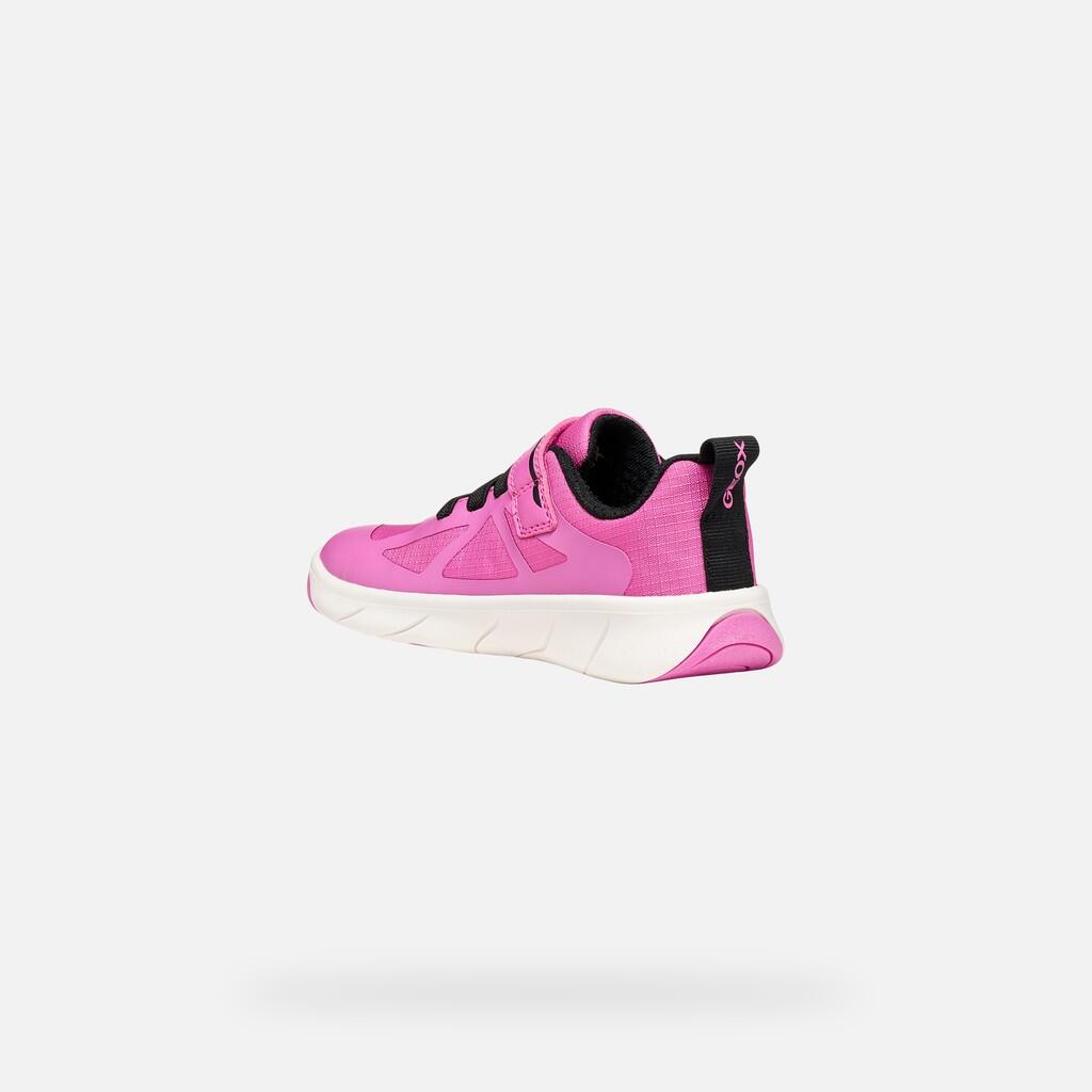 Baskets Fille FOOT-RUN GIRL Fuchsia/Noir 4/7