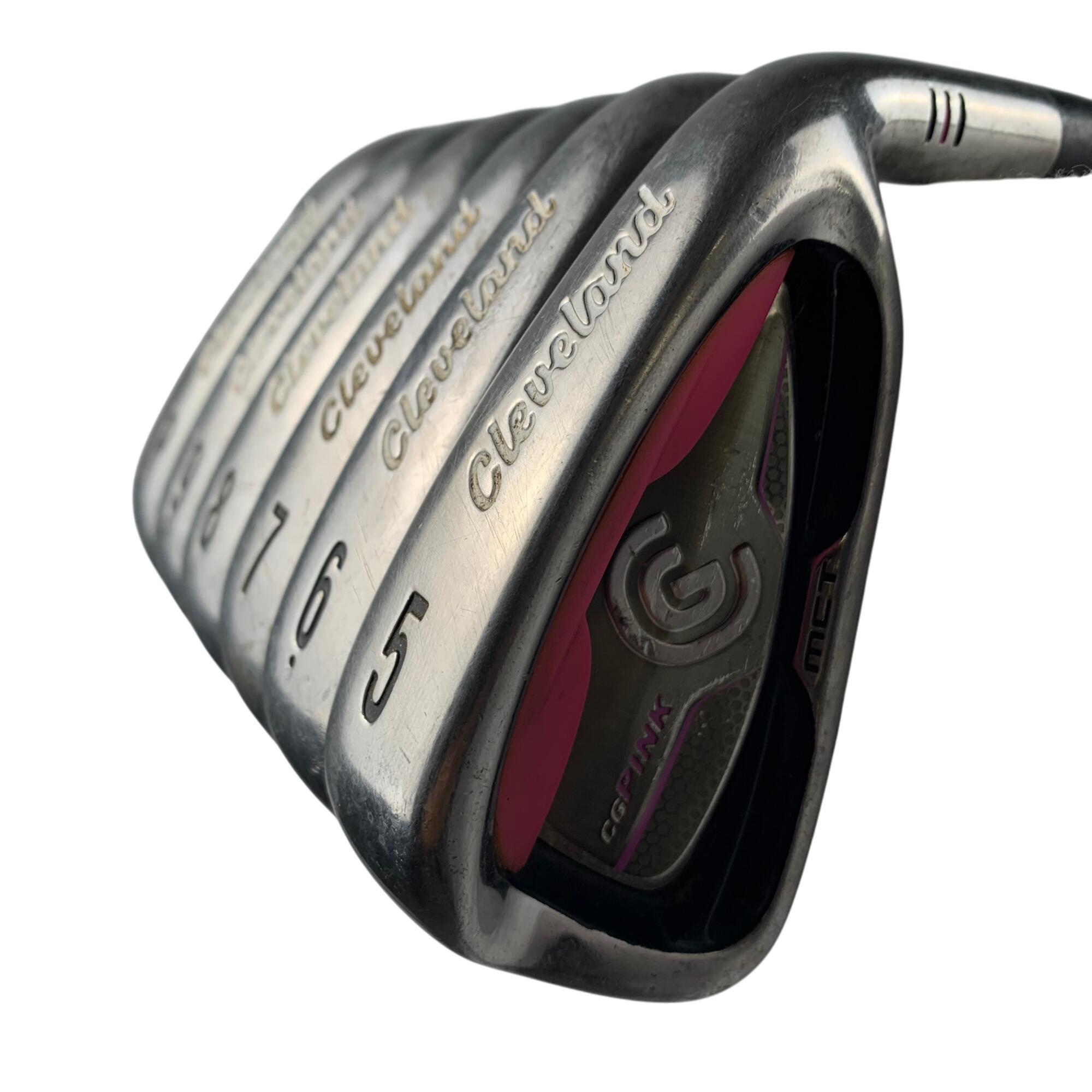 Cleveland CG Pink IJzerset / Flex Ladies / 5-PW  / Grafiet 3/7