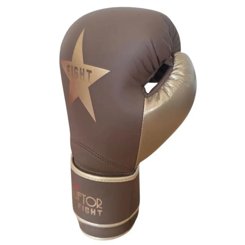 Guanti da Boxe Elite Marrone - coppia da 14 oz 3/5