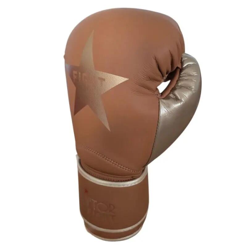Guanti da Boxe Elite - Marrone Chiaro - 14 oz, il paio 3/5