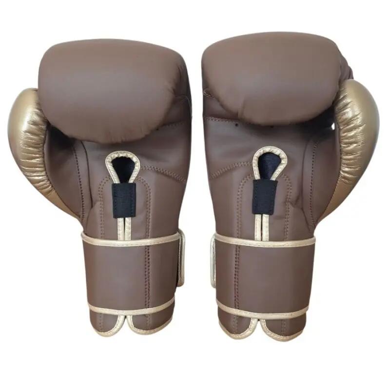 Guanti da Boxe Elite Marrone - coppia da 14 oz 2/5
