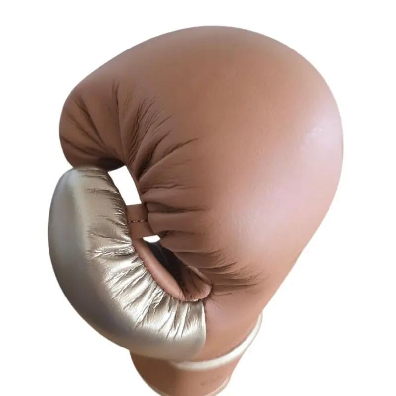 Guanti da Boxe Elite - Marrone Chiaro - 14 oz, il paio 5/5