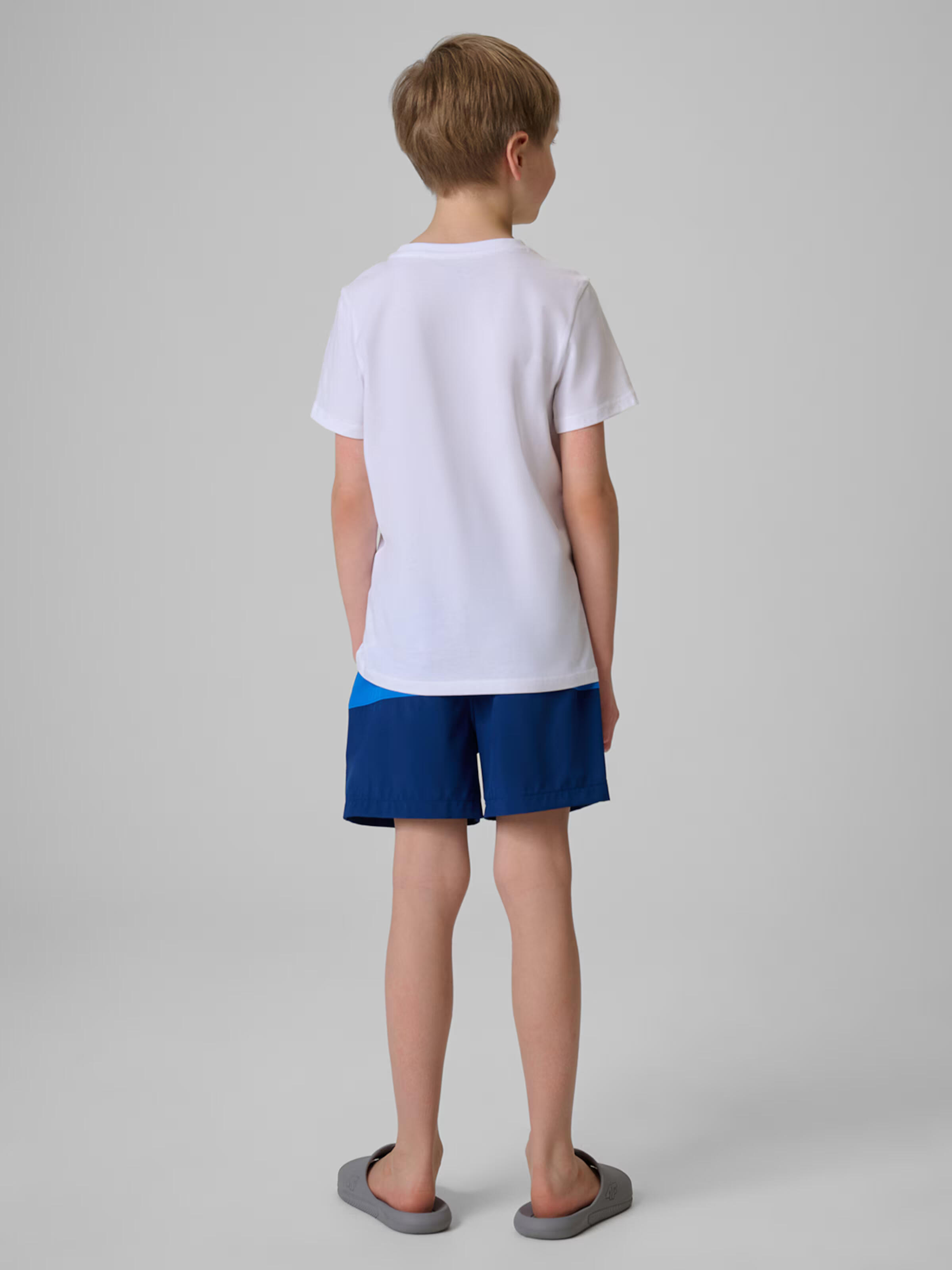 Spodenki plażowe boardshorty chłopięce 4F 4FJWSS26UBDSM203 4/6