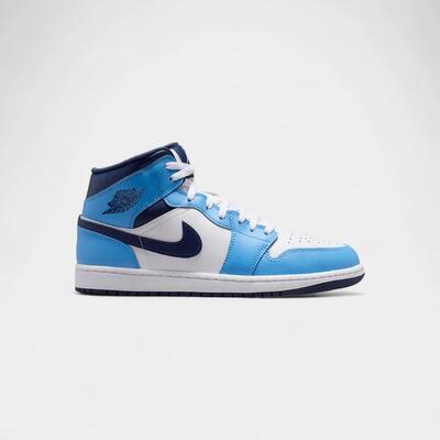 Jordan 1 mid university blue midnight navy
