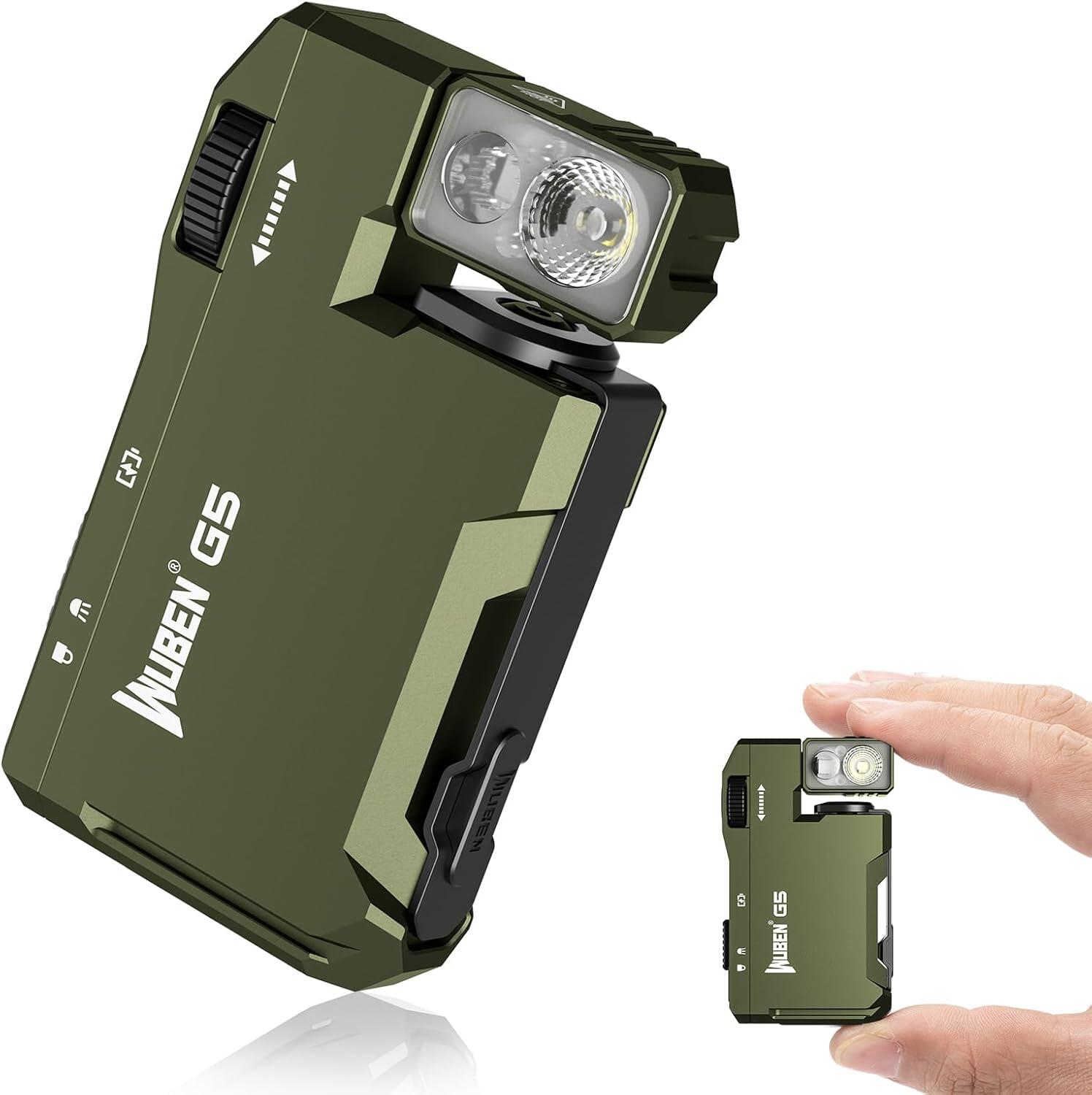 Outdoor Wiederaufladbare LED Taschenlampe RGB IP65 Magnetisch G5 2/2