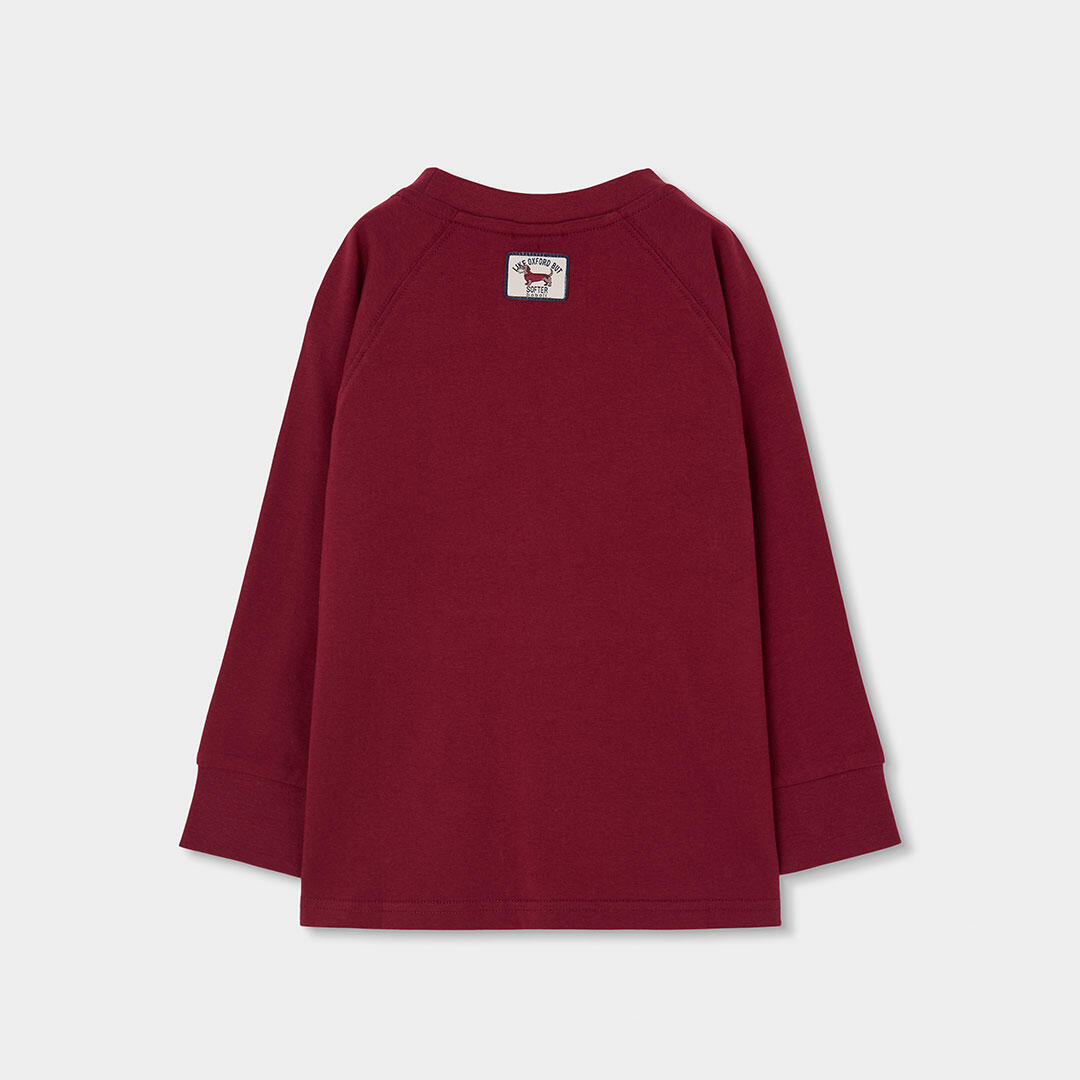 Camiseta punto niño granate Good Boys Club 2/4