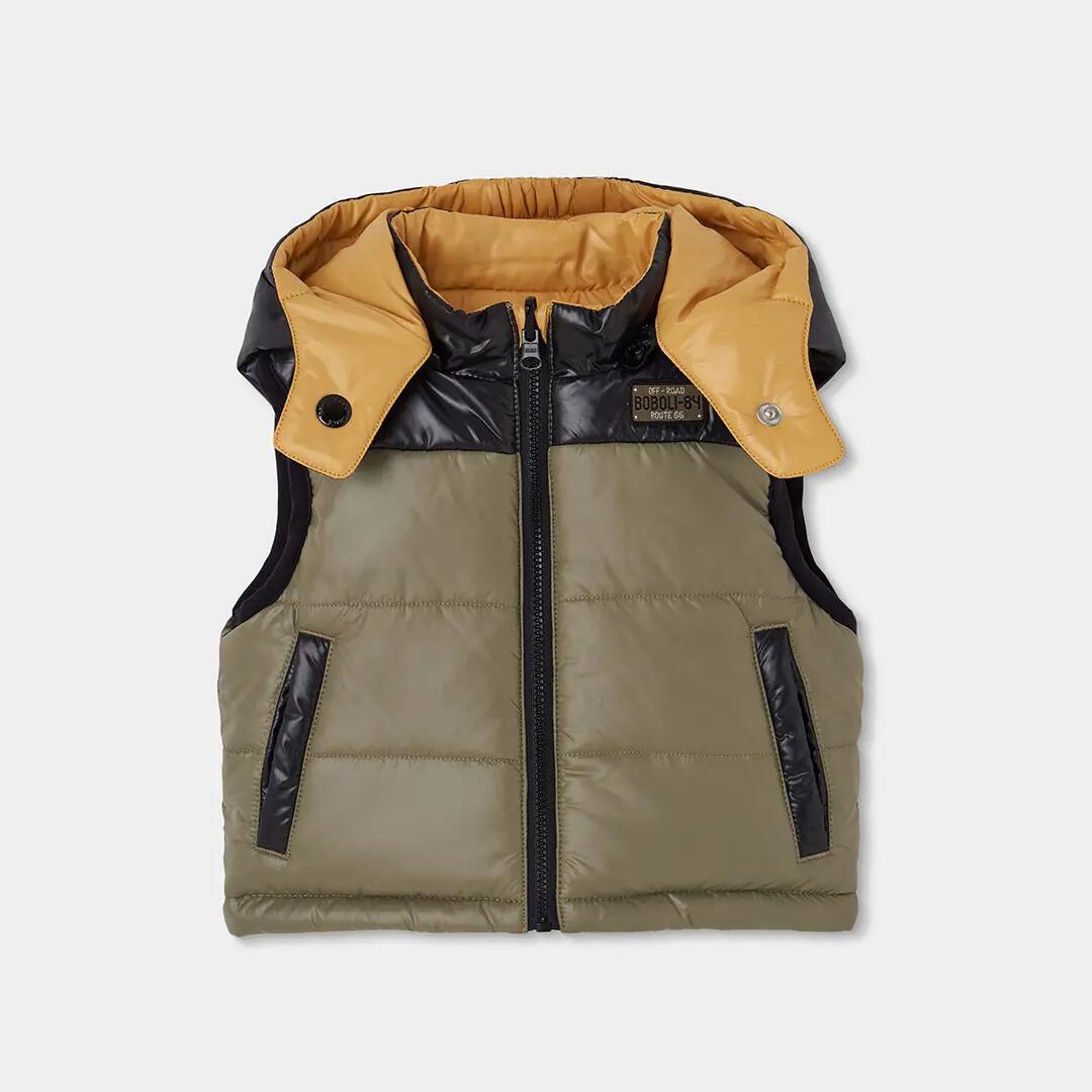 Chaleco técnico reversible niño amarillo 3/7