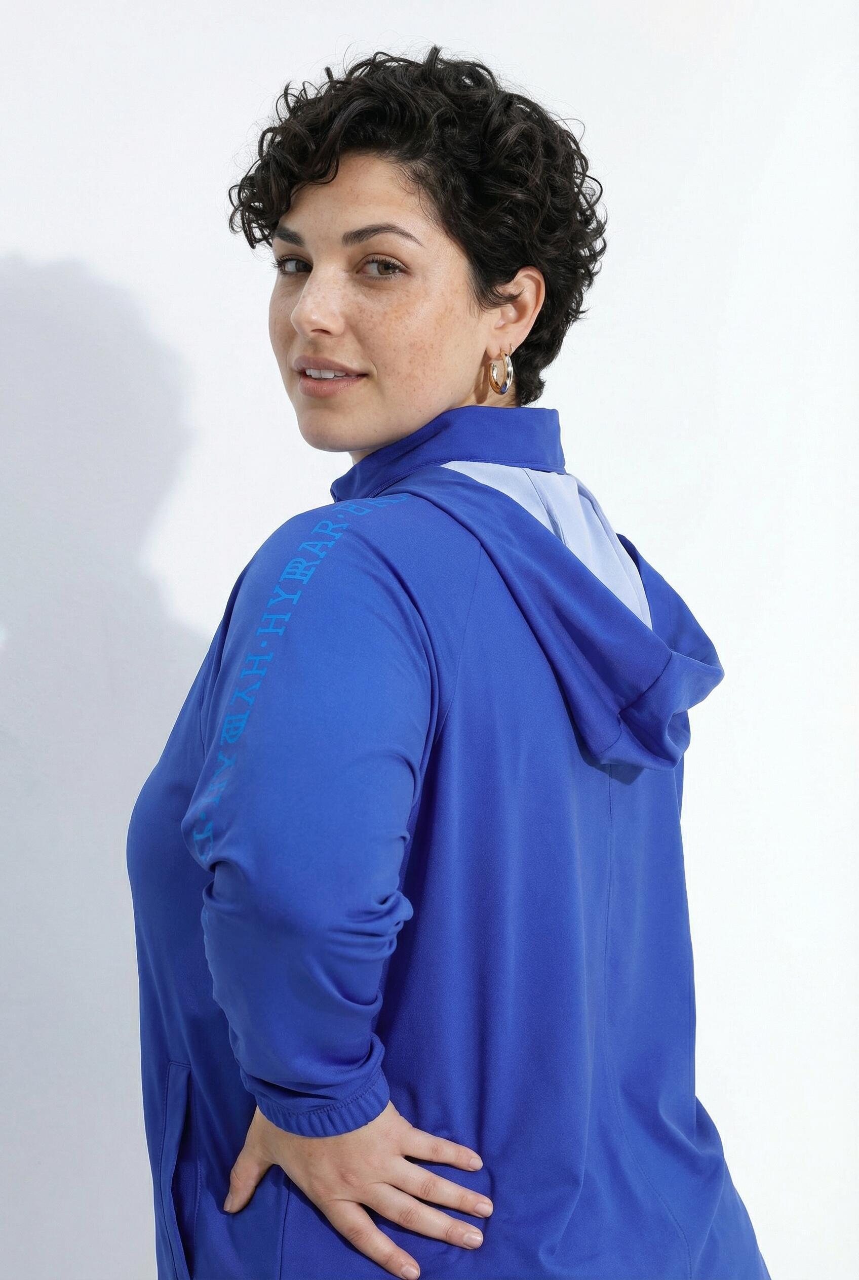 Damen Outdoor-Jacke Korallen Stehkragen Kapuze LSF 50+ 5/7