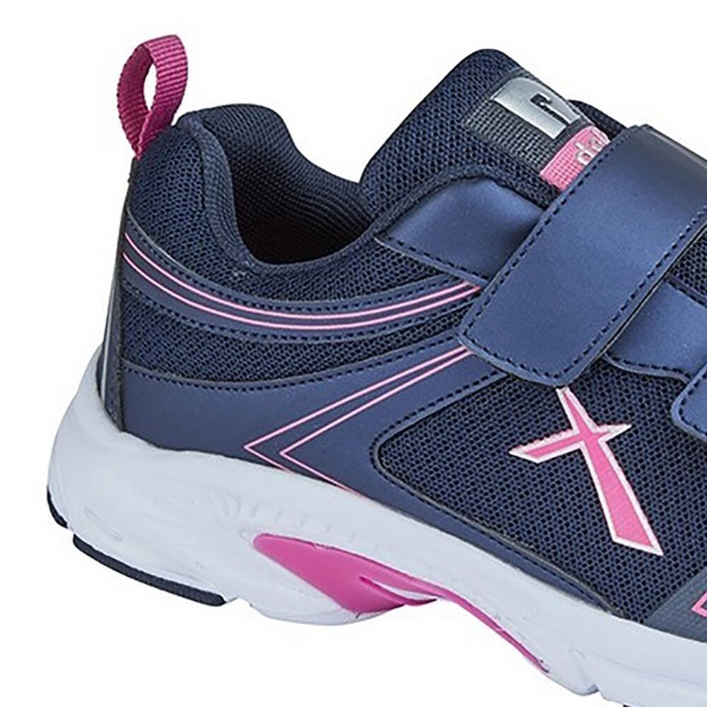 Womens/Ladies Skye Trainers (Navy/Fuchsia) 2/2