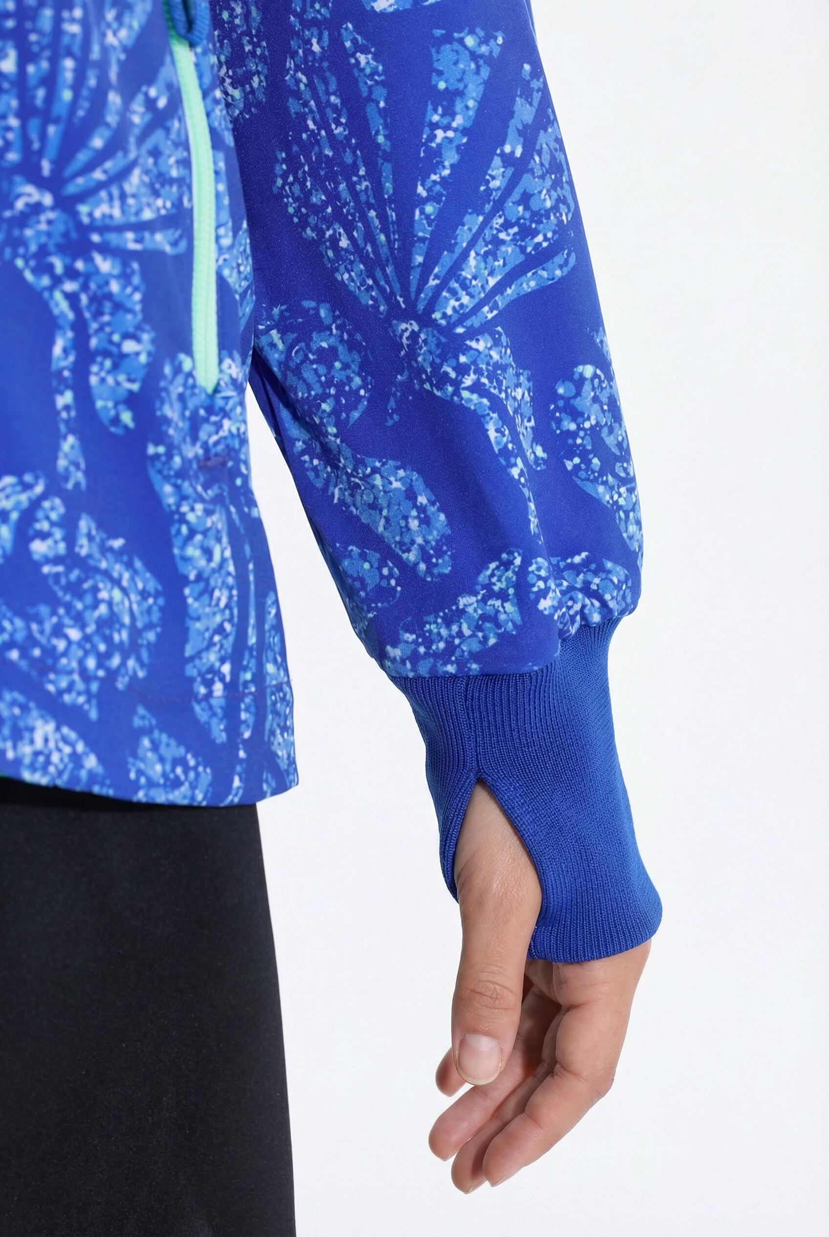 Damen Outdoor-Jacke Korallen Stehkragen Kapuze LSF 50+ 7/7