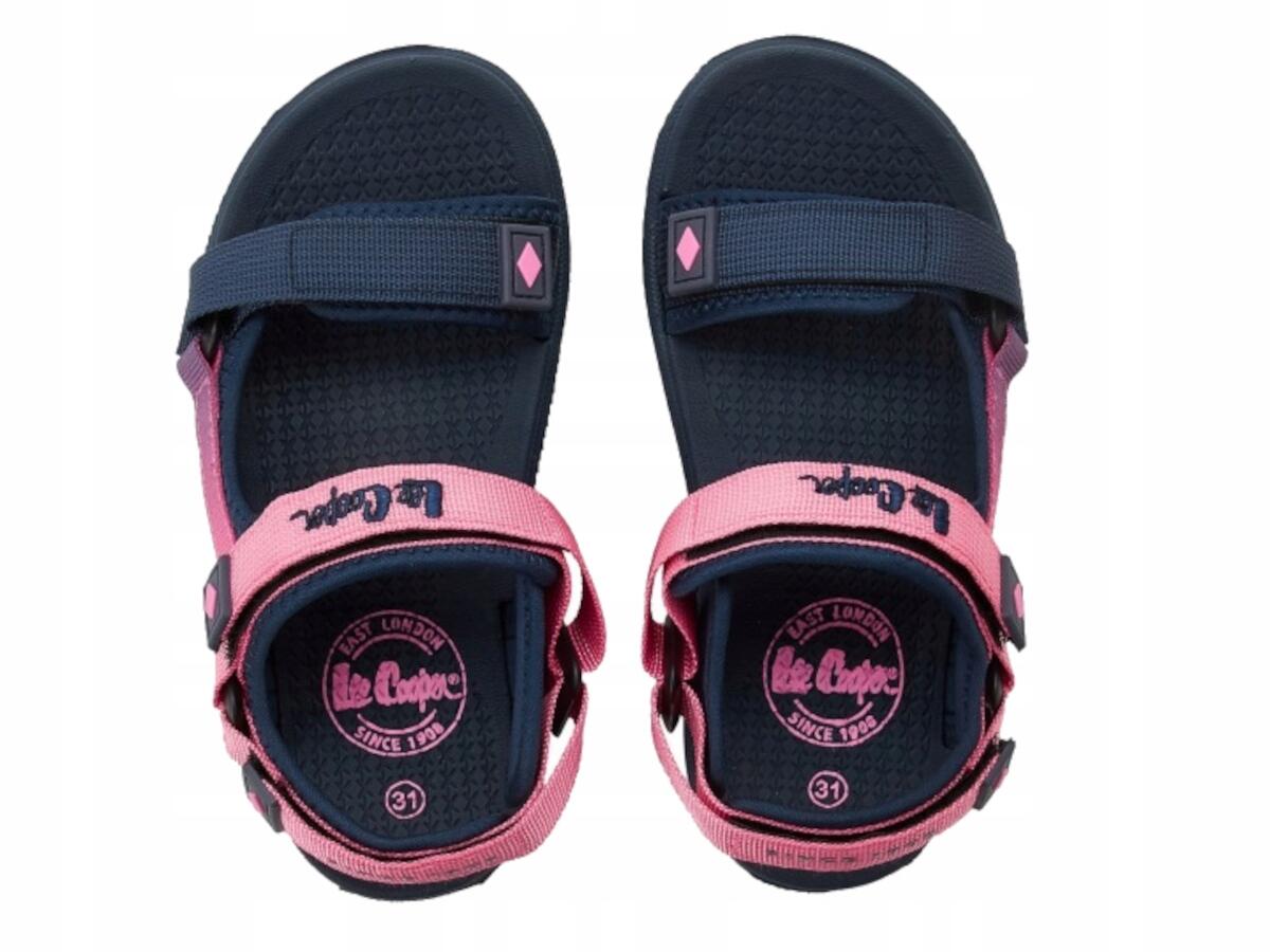 Sandały Dziecięce Lee Cooper Sportowe Na Rzepy Na 4/6