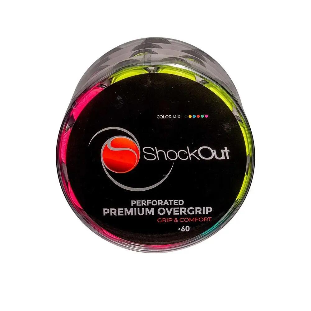 Tambor Shockout X60 Overgrips Premium Multicolor Perforado 3/3