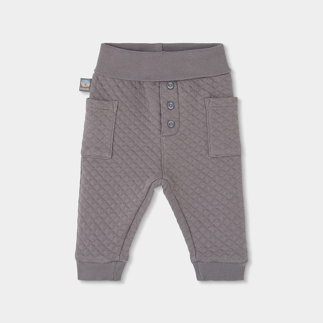 Conjunto punto bebé niño azul celeste estampado búhos 4/7