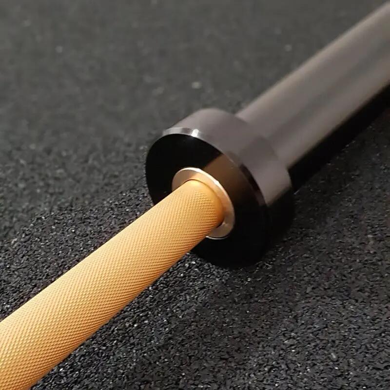 CrossLiftor Barra NRV Gold 2.0 - 15 kg, ø25 mm, cerakote nero/oro 4/5