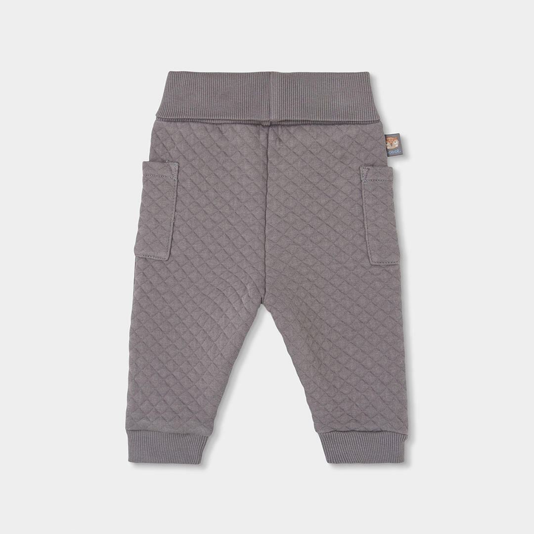 Conjunto punto bebé niño azul celeste estampado búhos 6/7