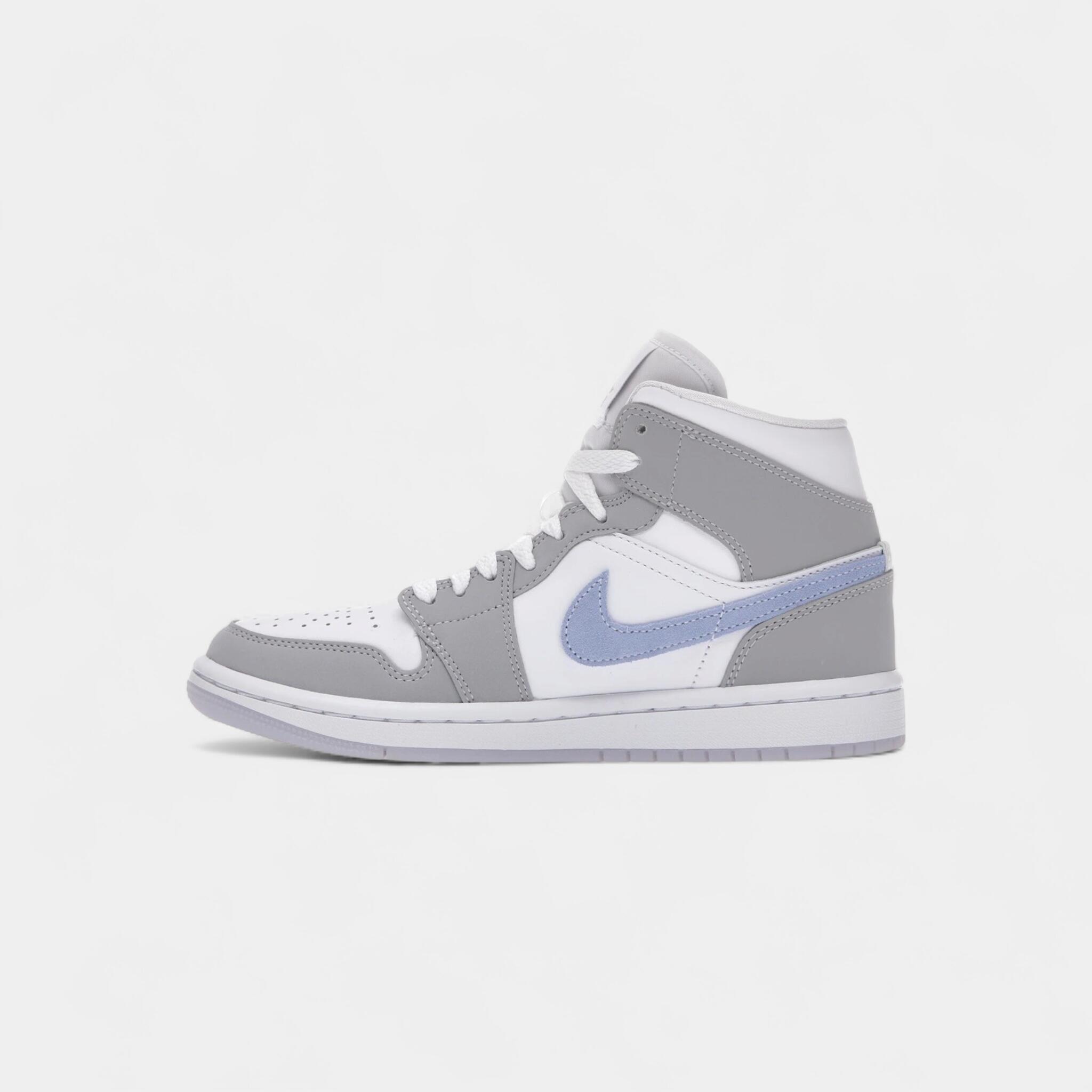 Jordan 1 Mid Wolf Grey Aluminum (Women's) 4/4