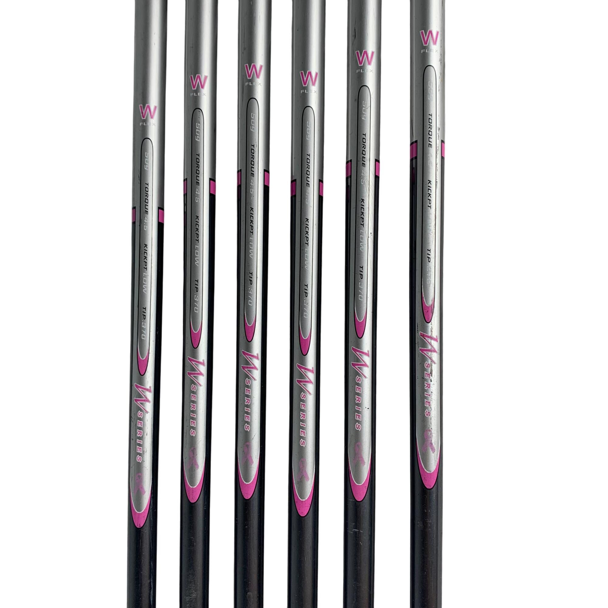 Cleveland CG Pink IJzerset / Flex Ladies / 5-PW  / Grafiet 4/7