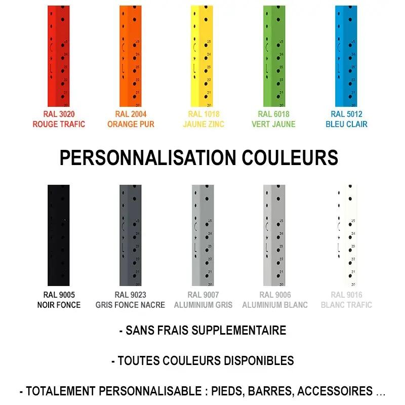 Gabbia Tank Muscle Up – 7 corsie, acciaio 80x80 mm 2/5