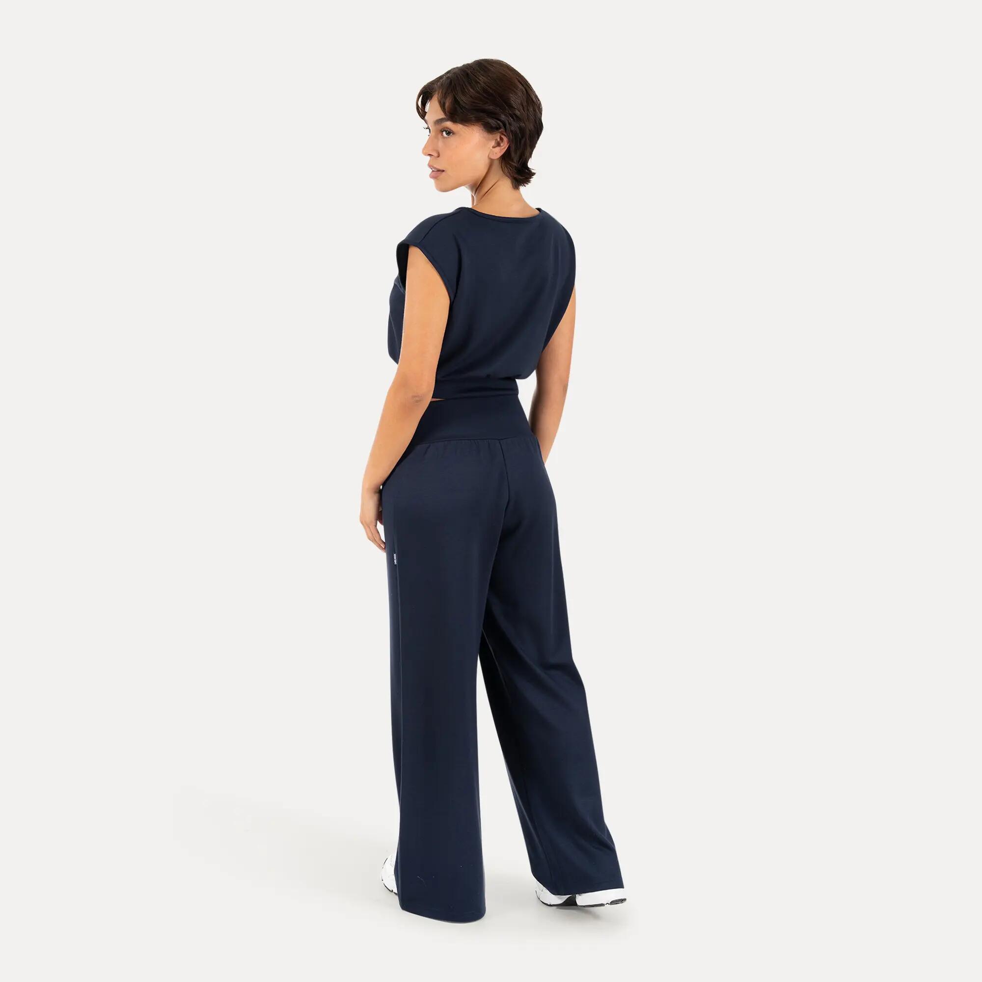 Damen Crop Top Jorina Dunkelblau 4/6