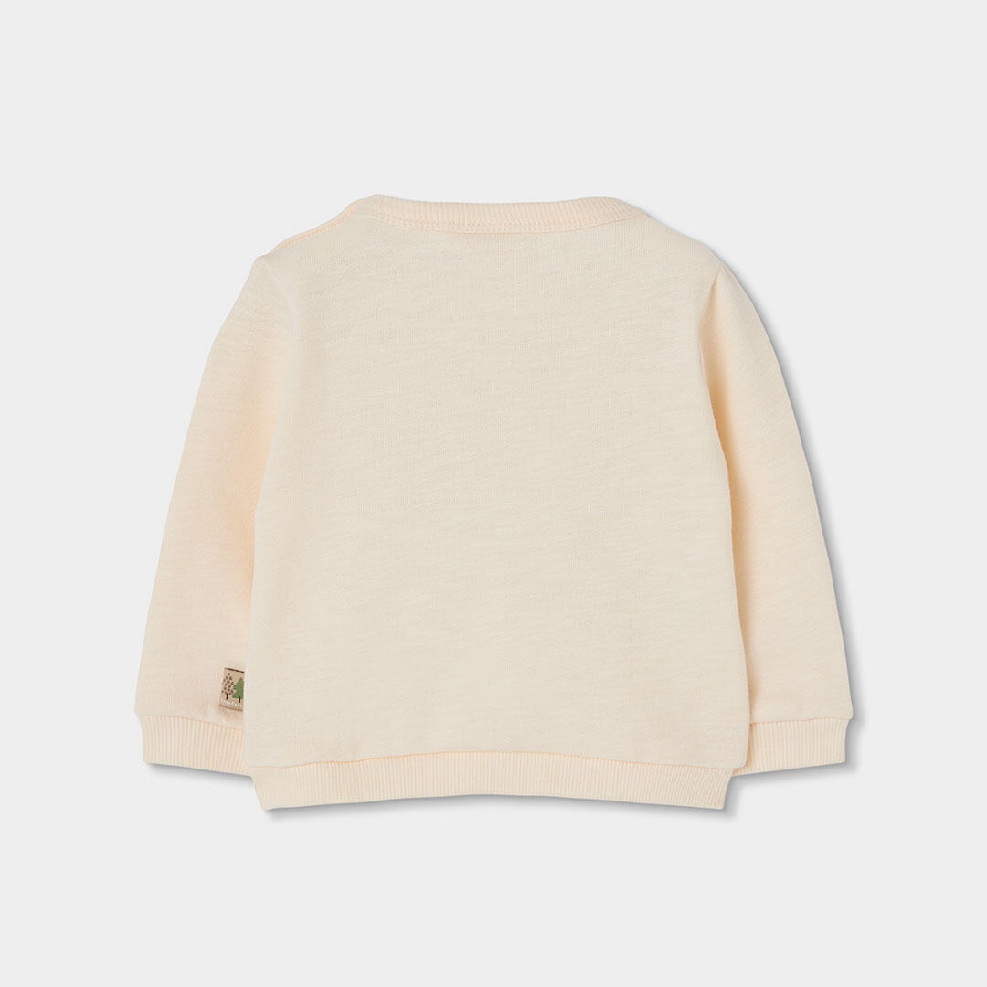 Conjunto punto bebé niño crudo estampado animales 5/7
