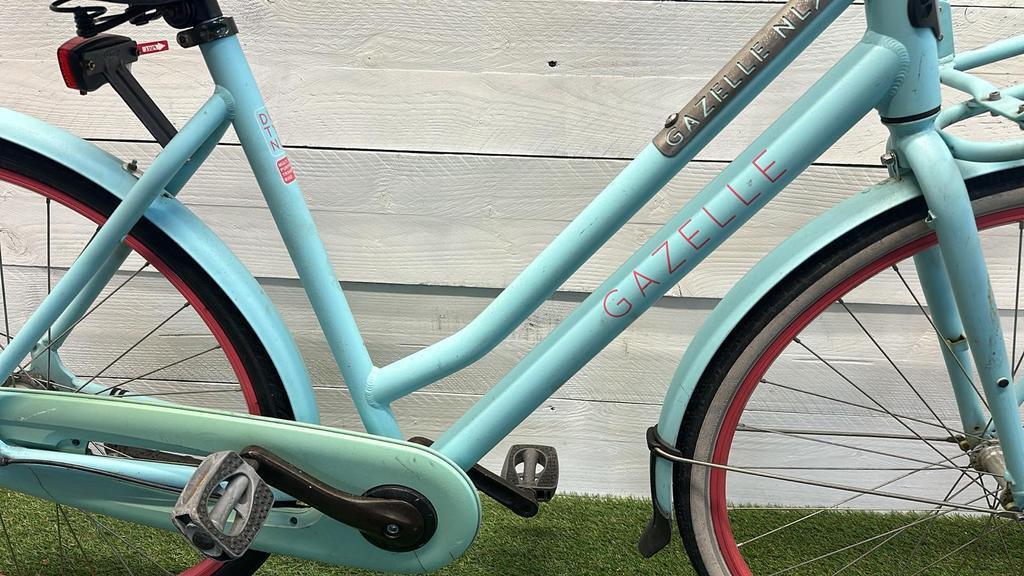 Gazelle transport stadsfiets bike, blauw 2/3