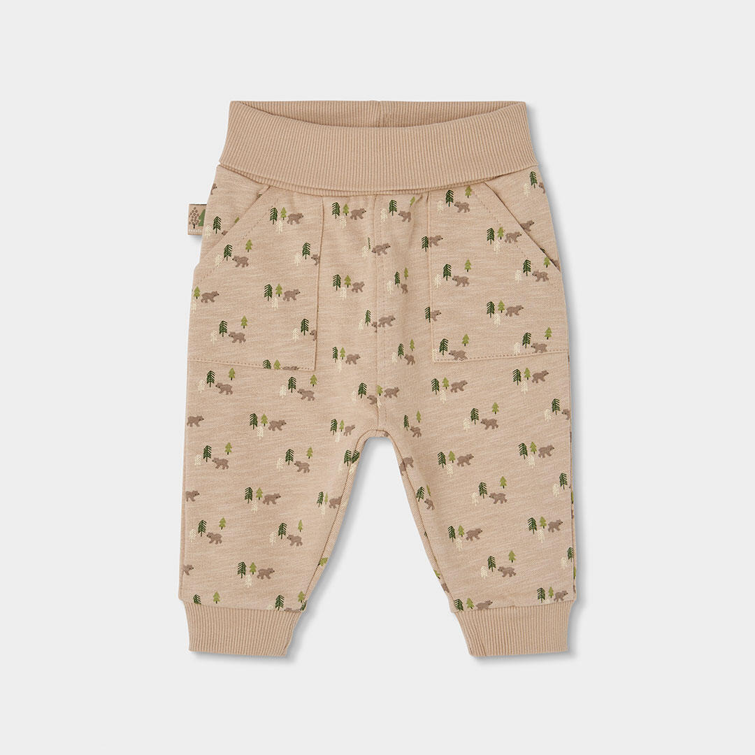 Conjunto punto bebé niño crudo estampado animales 4/7