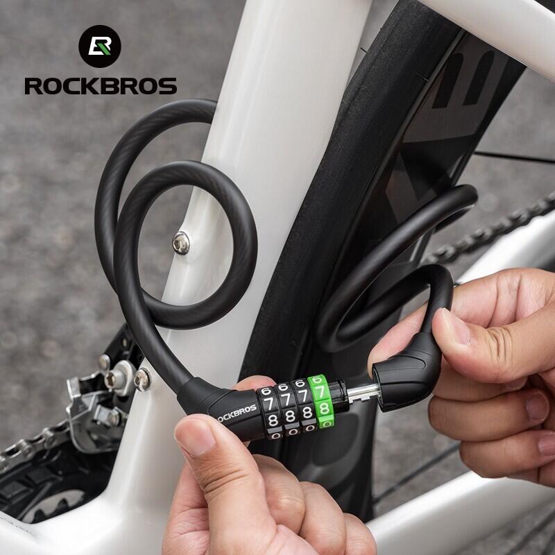 ROCKBROS Fahrradschloss Zahlenschloss Kabelschloss 2/7