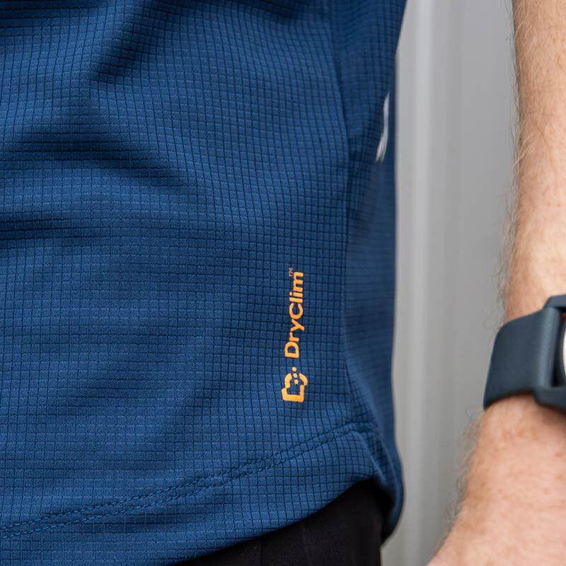 BV Sport Light Navy/Orange Uniseks trui met korte mouwen 5/5