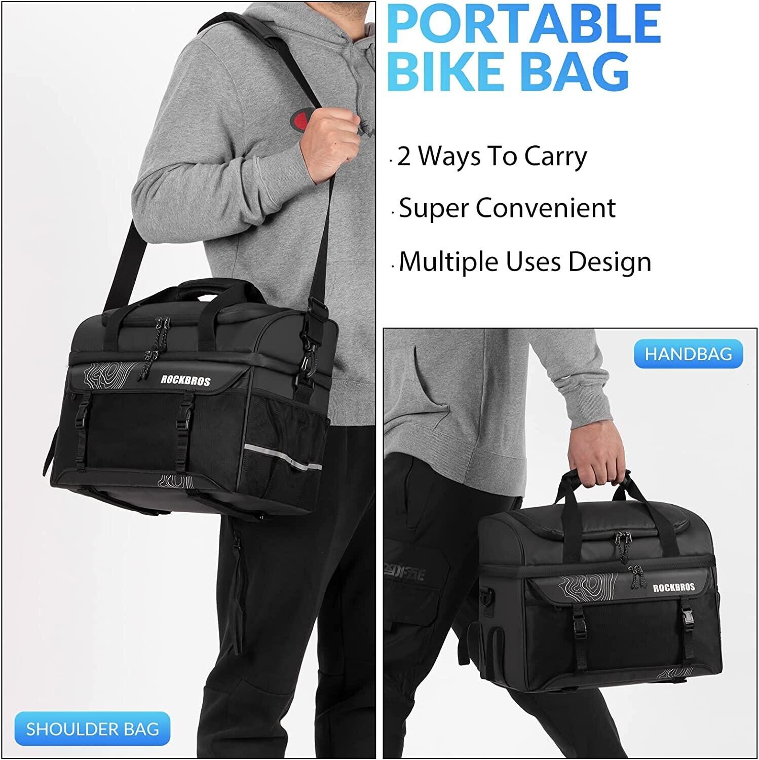 ROCKBROS Isolierende Picknicktasche Gepäckträger Tasche 6/7