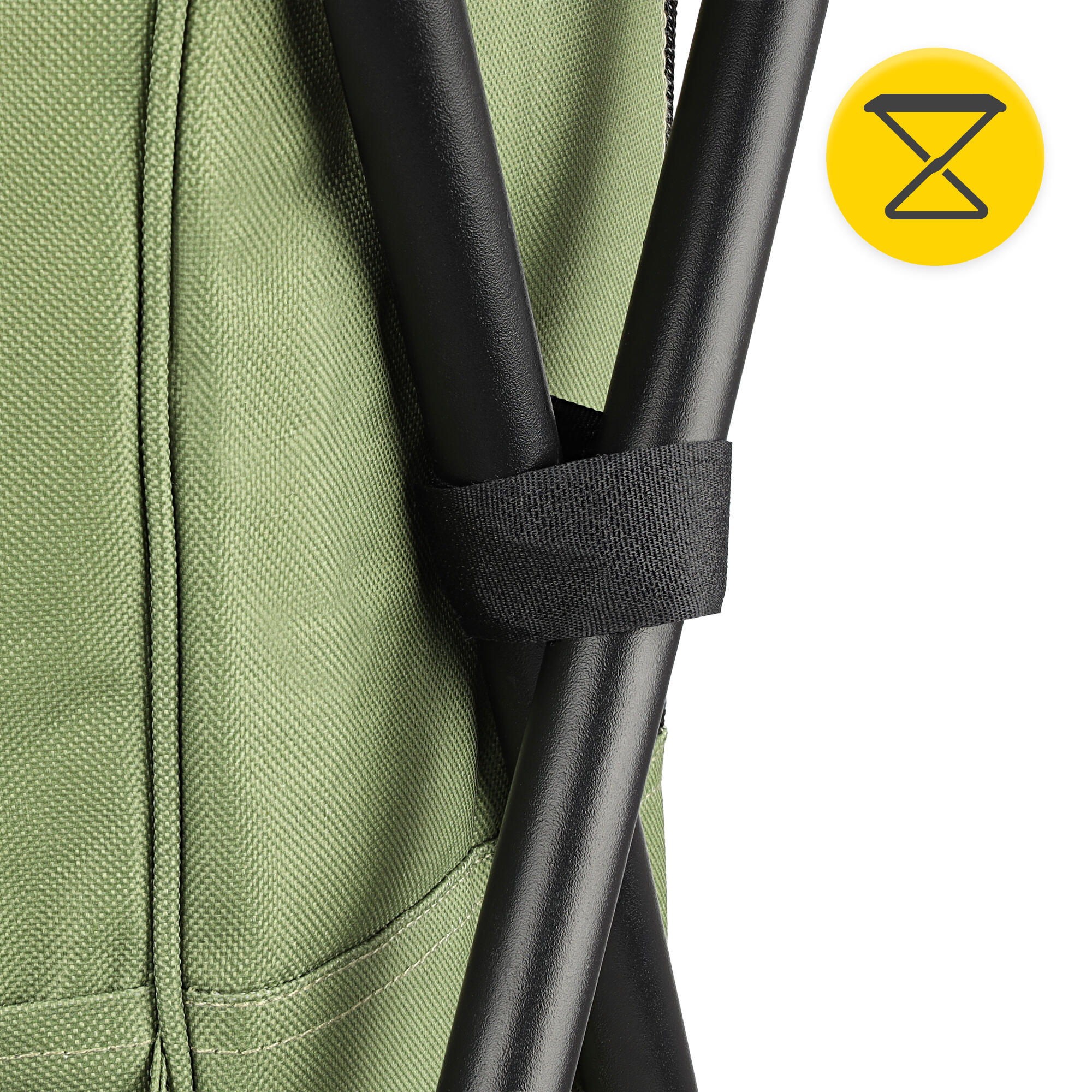 2in1 Rucksackstuhl Campingstuhl mit Rucksack faltbar MOUNTAIN GOAT 6/7
