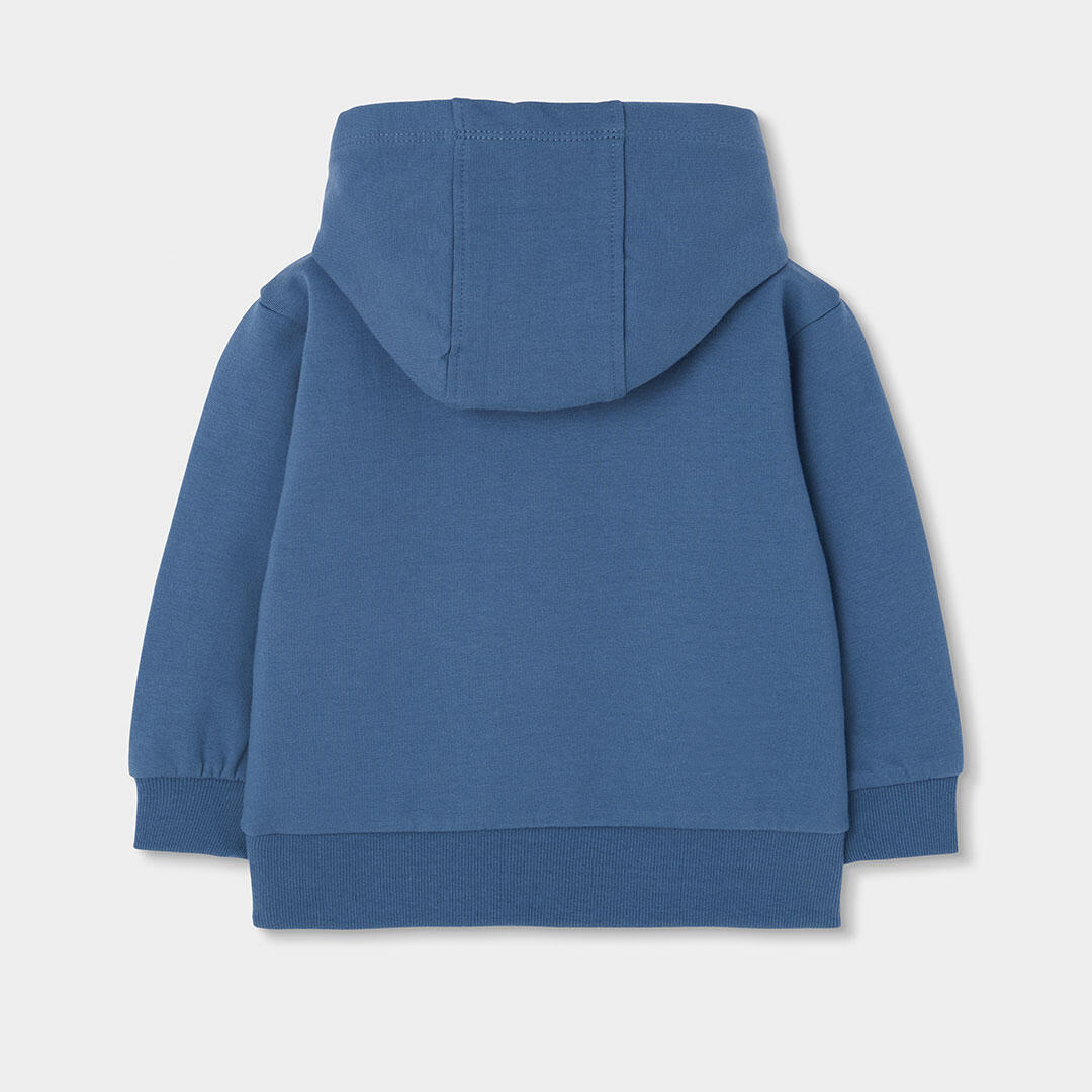 Sudadera felpa niño azul con capucha estampado gaming 2/4