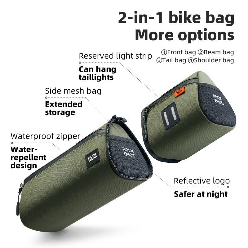 ROCKBROS 2 IN 1 Fahrradtasche Doppeltasche 6/7
