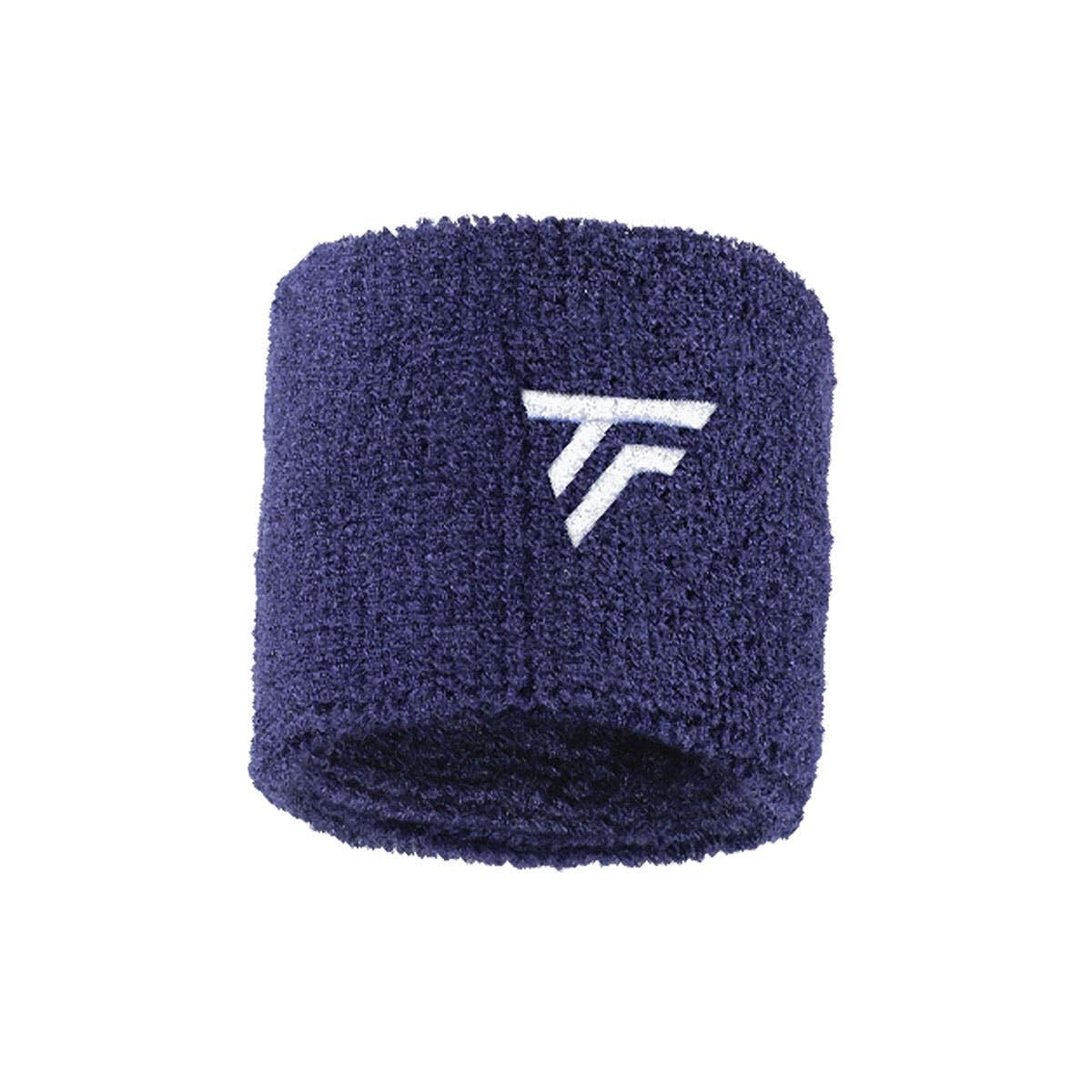 Poignet éponge Tecnifibre slip-on BLEU MARINE brodé TF 2/2